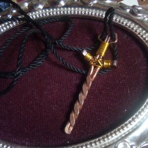 Handmade cross pendant